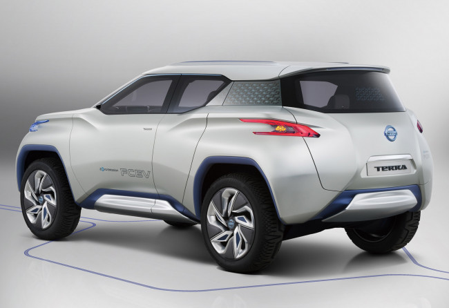 Обои картинки фото nissan terra hydrogen concept 2012, автомобили, nissan, datsun, 2012, concept, hydrogen, terra