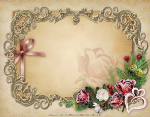 Картинка календари праздники +салюты цветы рамка