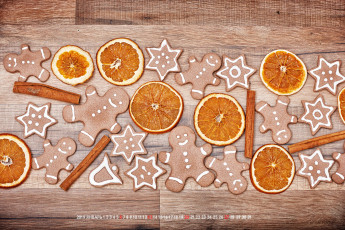 Картинка календари праздники +салюты долька печенье цитрус