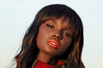 Картинка duckie+thot девушки -unsort+ лица +портреты портрет модель девушка duckie thot взгляд макияж лицо мулатка темнокожая чернокожая