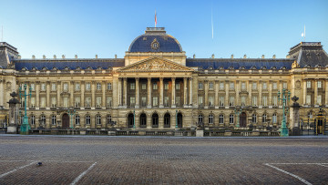 обоя royal palace of brussels, города, брюссель , бельгия, royal, palace, of, brussels