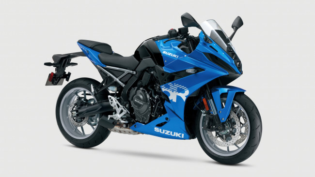 Обои картинки фото мотоциклы, suzuki, gsx, 8r, 2025, спoртивный, синий