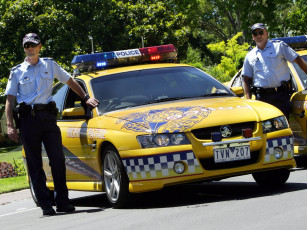 Картинка holden commondore ss victoria police car 2006 автомобили полиция
