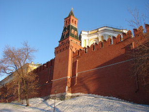обоя кремлевская, стена, города