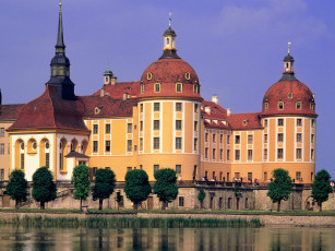 Картинка magnificent moritzburg castle germany города