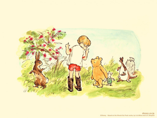 Обои картинки фото мультфильмы, winnie, the, pooh