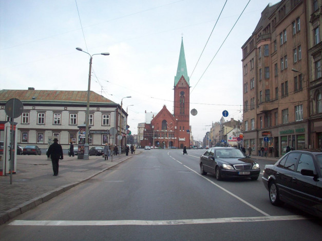 Обои картинки фото рига, церковь, св, гертруды, новая, города, латвия