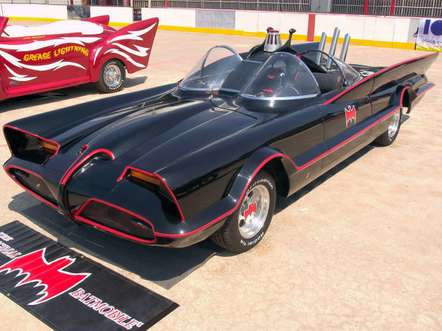 Обои картинки фото batmobile, 1960, автомобили, pontiac