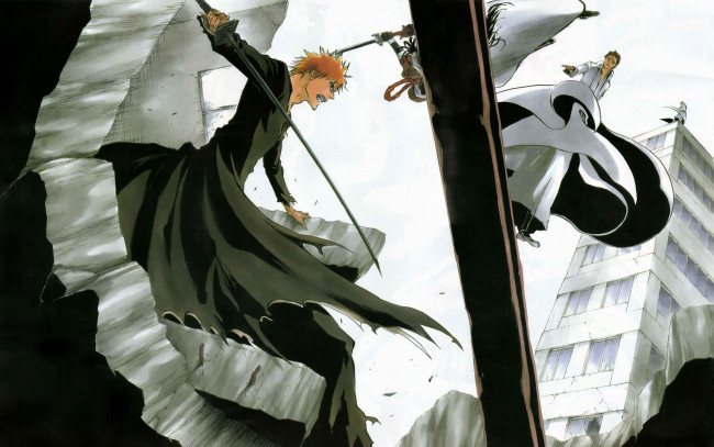 Обои картинки фото аниме, bleach