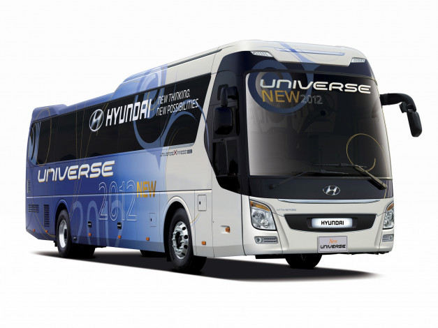 Обои картинки фото автомобили, автобусы, bus, hyundai