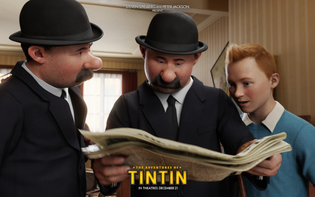 Обои картинки фото the, adventures, of, tintin, мультфильмы