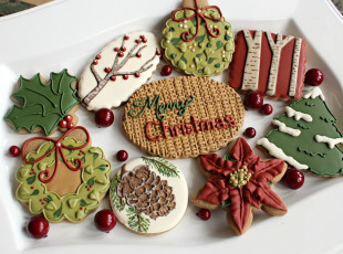 Картинка праздничные угощения печенье рисунки