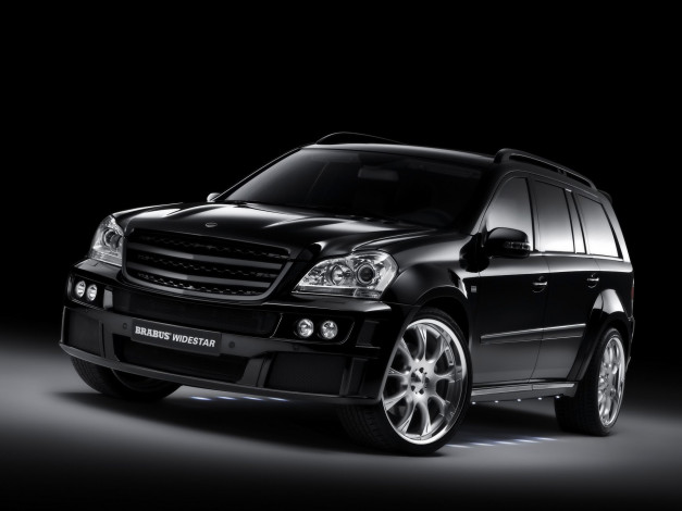 Обои картинки фото brabus, widestar, автомобили, джип, черный