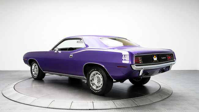 Обои картинки фото plymouth cuda, автомобили, plymouth, легковые, подразделение, chrysler, сша