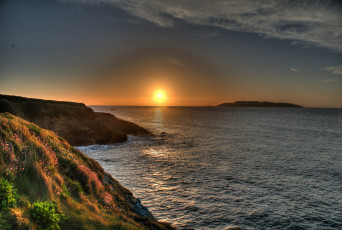 Картинка природа восходы закаты солнце поберезье океан