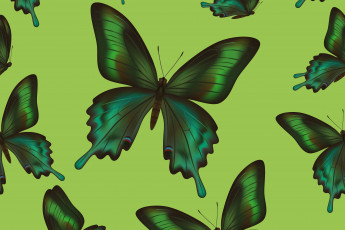 обоя векторная графика, животные, background, butterflies, texture, фон, бабочки