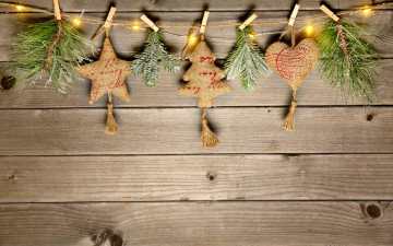 Картинка праздничные фигурки рождество wood decoration christmas новый год украшения merry