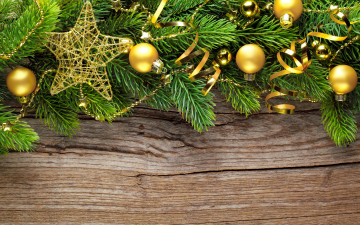 обоя праздничные, украшения, ветки, рождество, christmas, merry, wood, decoration, елка, новый, год, шары