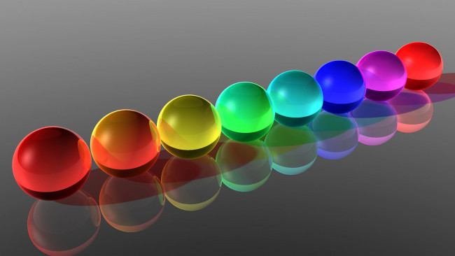 Обои картинки фото 3д графика, шары , balls, шары, цвета