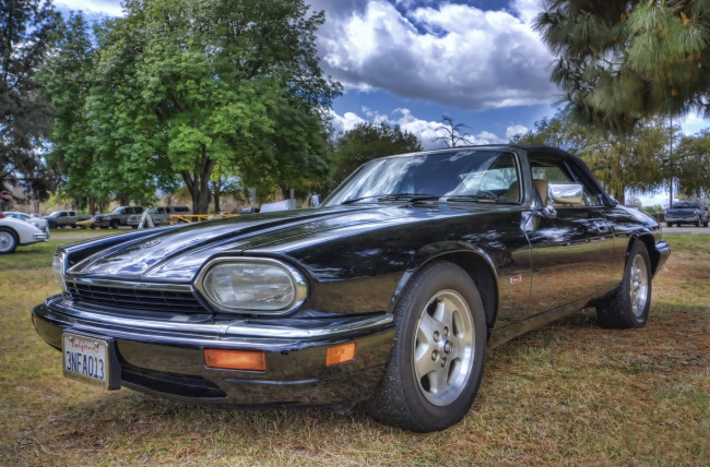 Обои картинки фото jaguar xjs, автомобили, выставки и уличные фото, автошоу, выставка