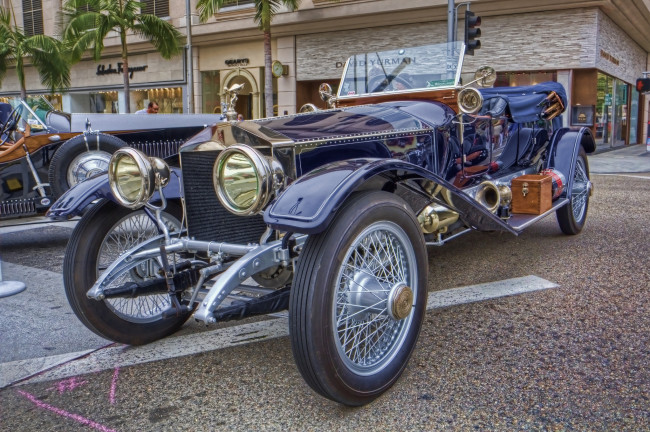 Обои картинки фото 1915 rolls-royce silver ghost london-edinburgh tourer, автомобили, выставки и уличные фото, автошоу, выставка