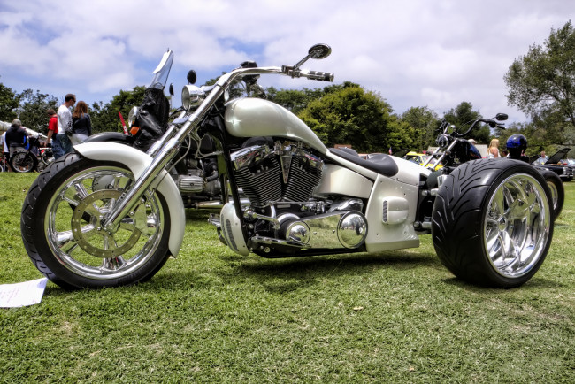 Обои картинки фото 2008 harley-davidson trike, мотоциклы, трёхколёсные мотоциклы, байк
