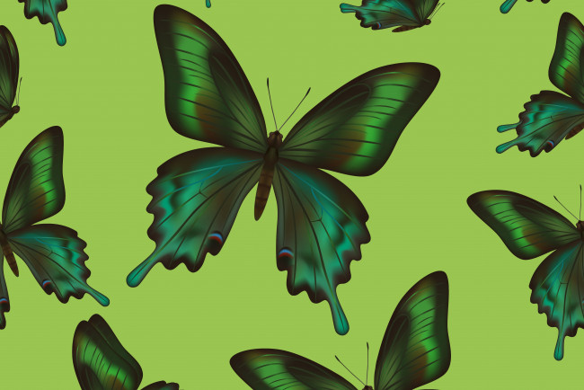 Обои картинки фото векторная графика, животные, background, butterflies, texture, фон, бабочки