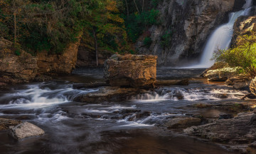 Картинка природа водопады ес река водопад