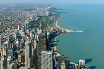 Картинка chicago города Чикаго+ сша небоскребы панорама