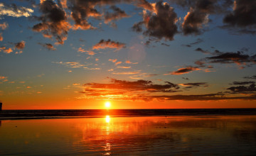 Картинка природа восходы закаты море солнце небо закат