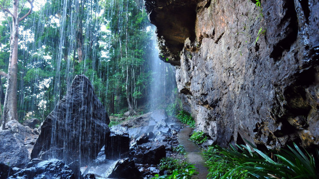 Обои картинки фото природа, водопады, вода, водопад, поток