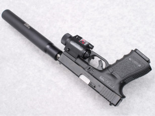 Картинка glock 19 оружие пистолеты глушителемглушители