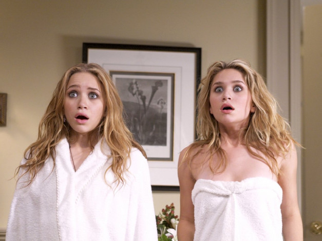 Обои картинки фото Ashley and Mary-Kate Olsen, mary, kate, девушки