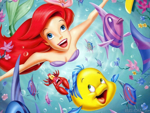 Обои картинки фото мультфильмы, the, little, mermaid