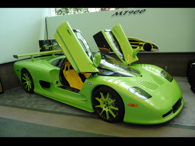Обои картинки фото lime, green, mosler, mt900s, автомобили