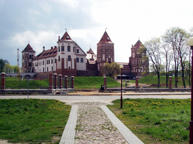 Обои картинки фото замок, белоруссии, города, дворцы, замки, крепости
