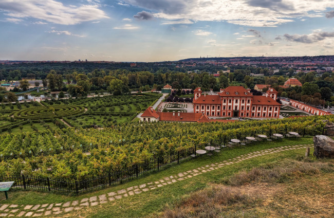 Обои картинки фото botanical, garden, prague, czech, republic, города, прага, Чехия, пейзаж, ботанический, сад