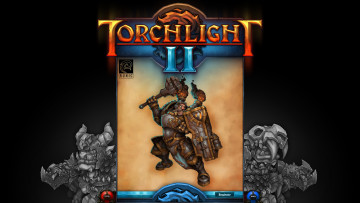 Картинка torchlight видео игры ii инженер доспехи молот надпись