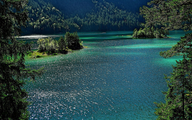 Обои картинки фото природа, реки, озера, деревья, озеро