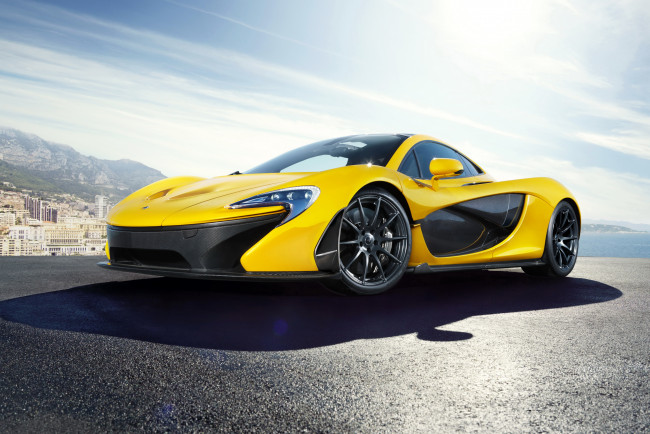 Обои картинки фото 2013 mclaren p1, автомобили, mclaren, желтый