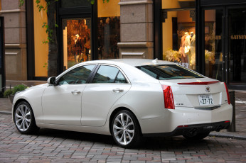 обоя автомобили, cadillac, светлый, 2012г, jp-spec, ats