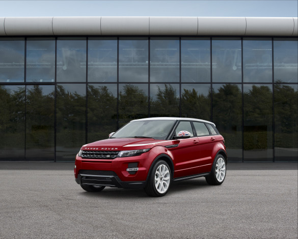 Обои картинки фото 2014 land rover range rover evoque sw1 special edition, автомобили, land-rover, металлик, evoque, красный, range, rover, land