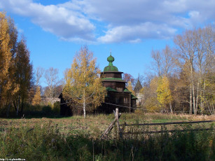 Картинка кострома музей деревянного зодчества осень города православные церкви монастыри
