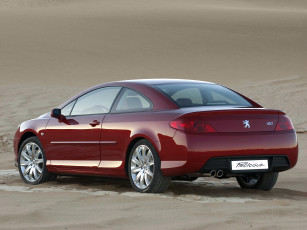 Картинка автомобили peugeot concept prologue 407 красный 2005