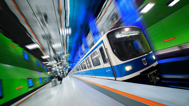 Обои картинки фото техника, метро, скорость, поезд