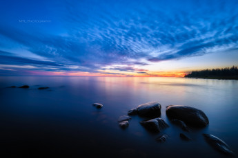 Картинка природа побережье море облака камни