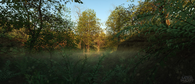 Обои картинки фото 3д графика, природа , nature, деревья, лес