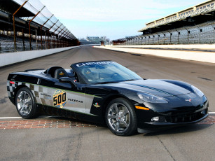 обоя corvette convertible 30th anniversary indy 500 pace car 2008, автомобили, corvette, convertible, 2008, car, pace, 30th, anniversary, indy, 500