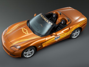 Картинка corvette+convertible+indy+500+pace+car+2007 автомобили corvette car pace 500 indy convertible 2007