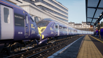 обоя видео игры, train sim world 2, поезд, вокзал, город
